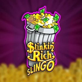 Stinkin Rich Slingo online game logo by Slingo on slotgames.bingo